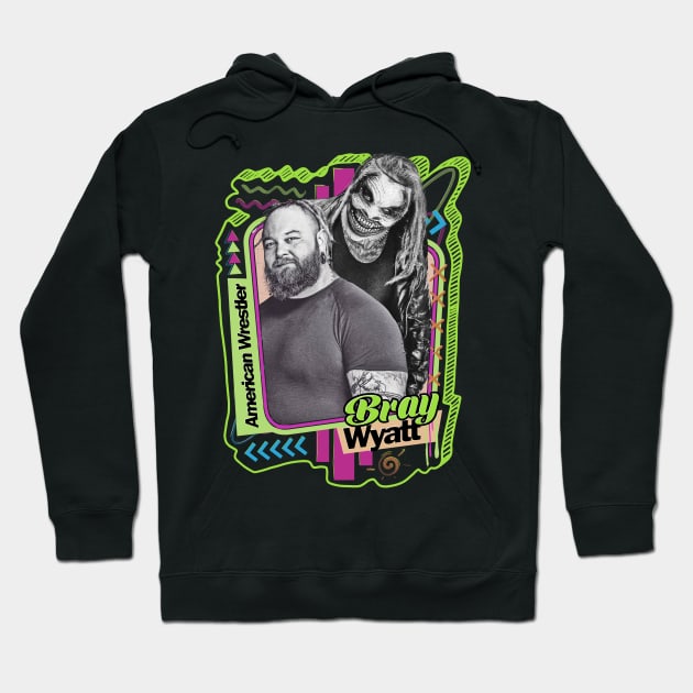 Bray Wyatt BW - American Wrestler Hoodie by PICK AND DRAG